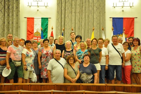 A felvidéki Rozsnyóról érkezett vendégek látogattak a Városházára